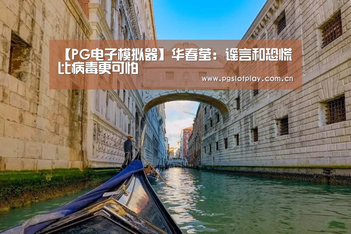 【PG电子模拟器】华春莹:谣言和恐慌比病毒更可怕(图2) PG模拟器